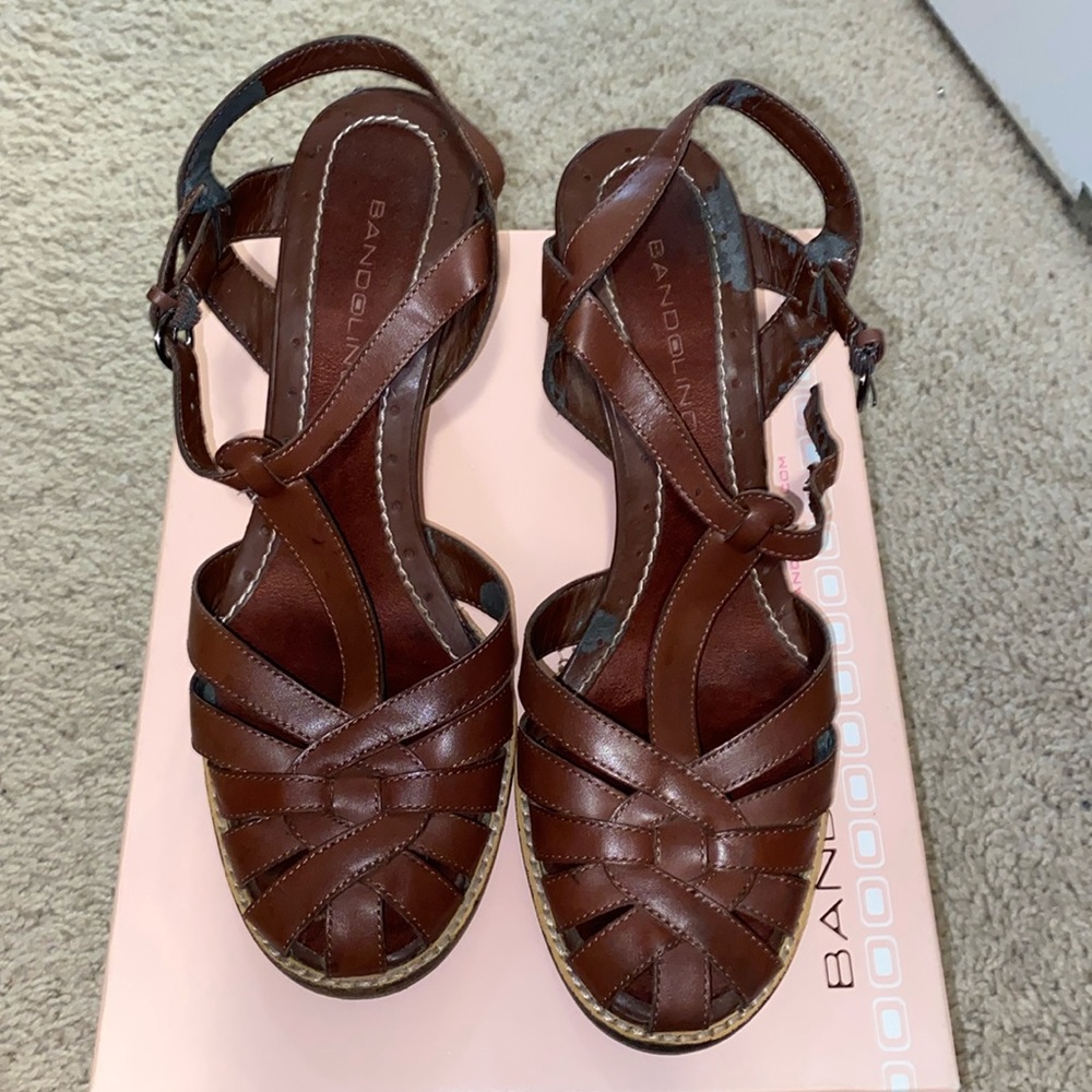 Leather wedges